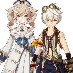 Barbara And Bennettpng — [325+ ships] Genshin Impact Ships option 52