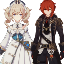 Barbara And Dilucpng — [325+ ships] Genshin Impact Ships option 54