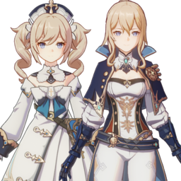 Barbara And Jeanpng — [325+ ships] Genshin Impact Ships option 61