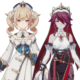Barbara And Rosariapng — [325+ ships] Genshin Impact Ships option 65