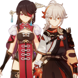 Beidou And Kaedehara Kazuhapng — [325+ ships] Genshin Impact Ships option 75
