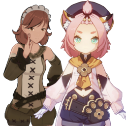Blanche And Dionapng — [325+ ships] Genshin Impact Ships option 103