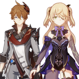 Childe And Fischlpng — [325+ ships] Genshin Impact Ships option 108