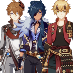 Childe And Kaeya And Thomapng — [325+ ships] Genshin Impact Ships option 109