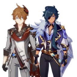Childe And Kaeyapng — [325+ ships] Genshin Impact Ships option 110