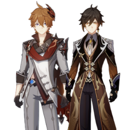 Childe And Zhonglipng — [325+ ships] Genshin Impact Ships option 113