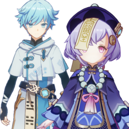 Chongyun And Qiqipng — [325+ ships] Genshin Impact Ships option 123
