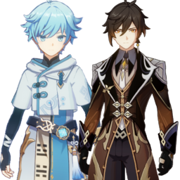 Chongyun And Zhonglipng — [325+ ships] Genshin Impact Ships option 132