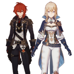 Diluc And Jeanpng — [325+ ships] Genshin Impact Ships option 142