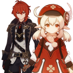 Diluc And Kleepng — [325+ ships] Genshin Impact Ships option 144