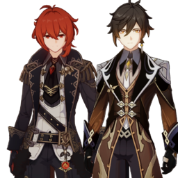 Diluc And Zhonglipng — [325+ ships] Genshin Impact Ships option 149