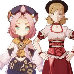 Diona And Margaretpng — [325+ ships] Genshin Impact Ships option 156