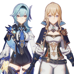 Eula And Jeanpng — [325+ ships] Genshin Impact Ships option 160