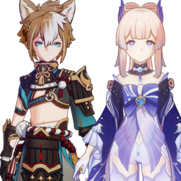 Gorou And Sangonomiya Kokomipng — [325+ ships] Genshin Impact Ships option 193