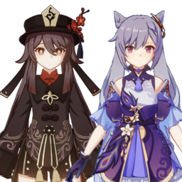 Hu Tao And Keqingpng — [325+ ships] Genshin Impact Ships option 195