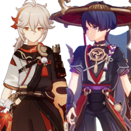 Kaedehara Kazuha And Scaramouchepng — [325+ ships] Genshin Impact Ships option 222