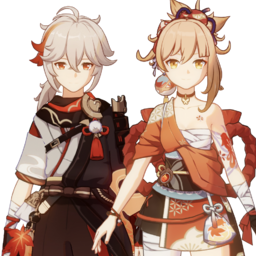 Kaedehara Kazuha And Yoimiyapng — [325+ ships] Genshin Impact Ships option 225