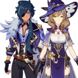 Kaeya And Lisapng — [325+ ships] Genshin Impact Ships option 227