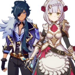 Kaeya And Noellepng — [325+ ships] Genshin Impact Ships option 229