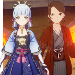 Kamisato Ayaka And Kiminami Annapng — [325+ ships] Genshin Impact Ships option 233