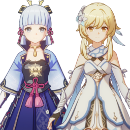 Kamisato Ayaka And Luminepng — [325+ ships] Genshin Impact Ships option 236