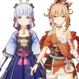 Kamisato Ayaka And Yoimiyapng — [325+ ships] Genshin Impact Ships option 242