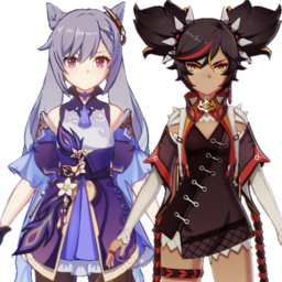 Keqing And Xinyanpng — [325+ ships] Genshin Impact Ships option 248
