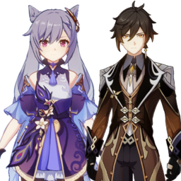 Keqing And Zhonglipng — [325+ ships] Genshin Impact Ships option 251