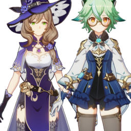 Lisa And Sucrosepng — [325+ ships] Genshin Impact Ships option 270
