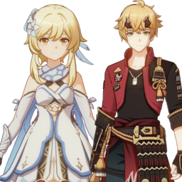 Lumine And Thomapng — [325+ ships] Genshin Impact Ships option 271