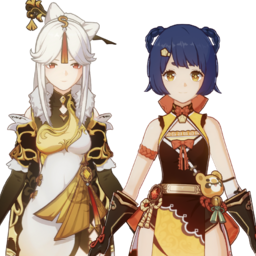 Ningguang And Xianglingpng — [325+ ships] Genshin Impact Ships option 280