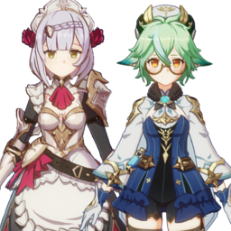 Noelle And Sucrosepng — [325+ ships] Genshin Impact Ships option 287