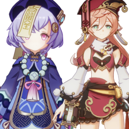 Qiqi And Yanfeipng — [325+ ships] Genshin Impact Ships option 292