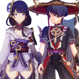 Raiden Shogun And Scaramouchepng — [325+ ships] Genshin Impact Ships option 296