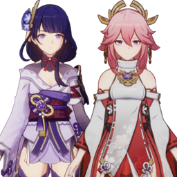 Raiden Shogun And Yae Mikopng — [325+ ships] Genshin Impact Ships option 299