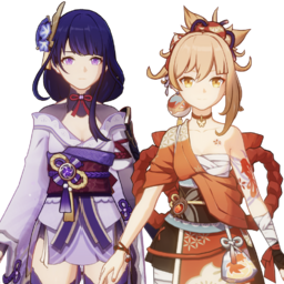 Raiden Shogun And Yoimiyapng — [325+ ships] Genshin Impact Ships option 300