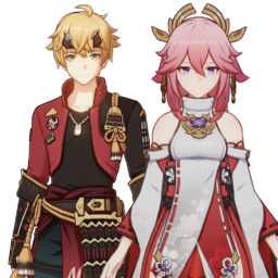 Thoma And Yae Mikopng — [325+ ships] Genshin Impact Ships option 309