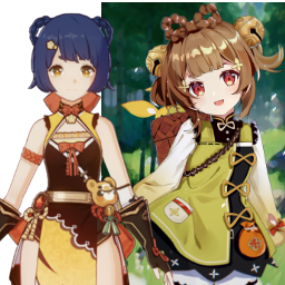 Xiangling And Yaoyaopng — [325+ ships] Genshin Impact Ships option 315