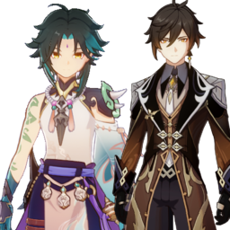 Xiao And Zhonglipng — [325+ ships] Genshin Impact Ships option 317