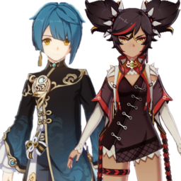 Xingqiu And Xinyanpng — [325+ ships] Genshin Impact Ships option 318