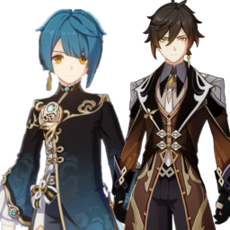Xingqiu And Zhonglipng — [325+ ships] Genshin Impact Ships option 321