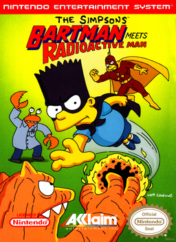 Simpsons The Bartman Meets Radioactive Man Usapng — Acclaim NES Games option 18