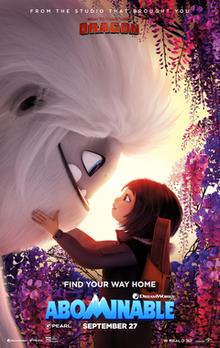 220px Abominable2019posterpng — ALL animated Disney, Pixar and Dreamwork option 1