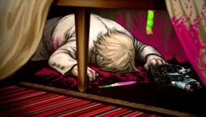 Danganronpa2cg Theultimateimposter27sbodydiscoverypng — All Danganronpa Game Deaths and Executions (SPOILERS) option 13