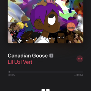 Canada goose lyrics uzi top