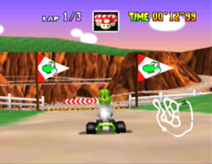 Mario Kart 64 Yoshi Valleyjpg — All Mario Kart 64 Tracks option 16