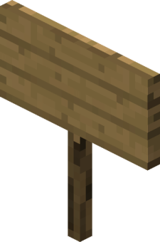 Signpng — All Minecraft Blocks (1.14) option 134