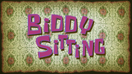 Biddysittingtitlecardpng — All Spongebob Episodes Maker Tier List Maker option 30