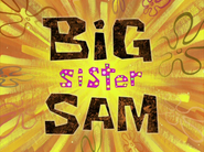 Bigsistersamtitlecardpng — All Spongebob Episodes Maker Tier List Maker option 32