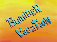 Bummervacationtitlecardpng — All Spongebob Episodes Maker Tier List Maker option 55